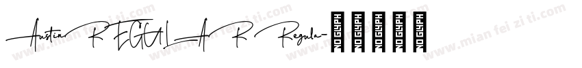 AustinREGULAR Regula字体转换